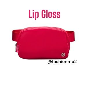 NWT LULLULEMON ATHLETICA LIP GLOSS Everywhere Belt Bag 1L Barbie pink